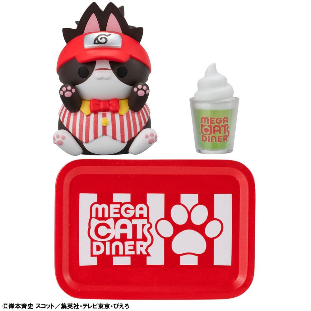 Naruto Shippuden Mega Cat Project Nyaruto! Trading Figures Mega Cat Diner 3 cm Assortment (6) - MangaShop.ro
