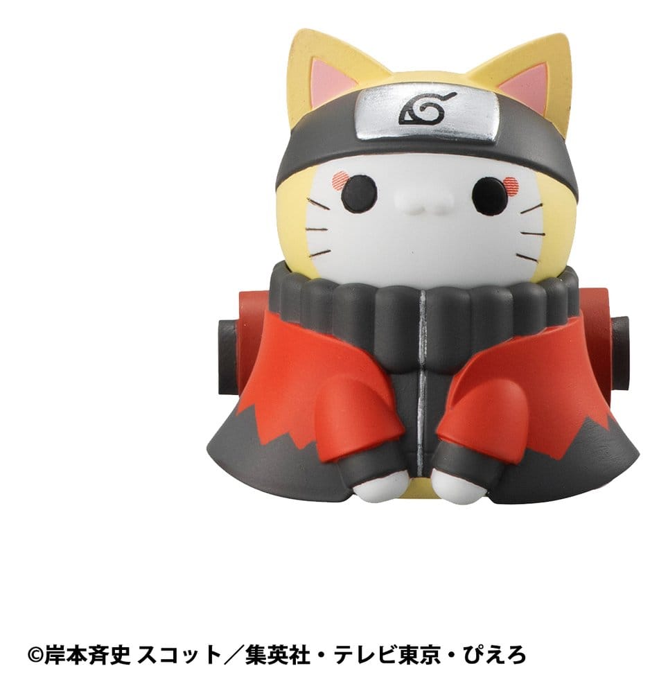 Naruto Shippuden Mega Cat Project Trading Figure Defense Battle of Village of Konoha! 3 cm Nyaruto! Blind Box Assortment (8) (re-run) - MangaShop.ro