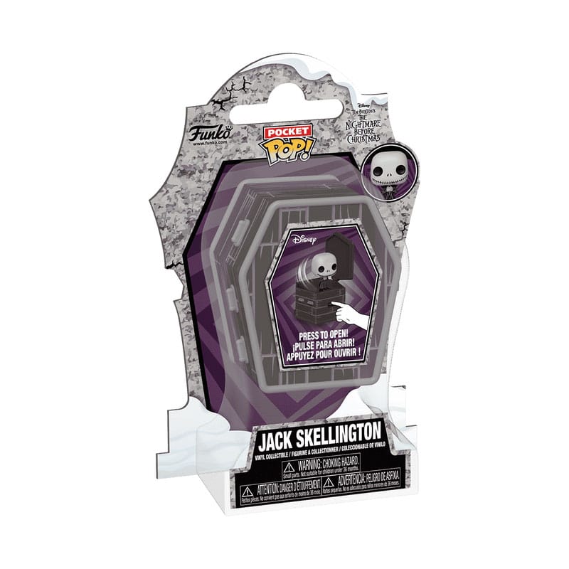 The Nightmare Before Christmas Coffin Pocket POP! Vinyl Figure Jack Skellington 6 cm - MangaShop.ro