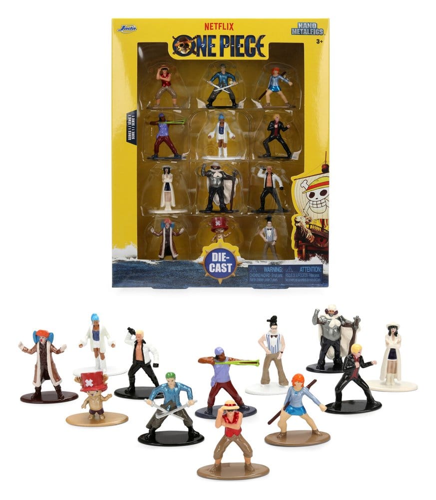 One Piece Nano Metalfigs Mini Figures 12-Pack Assortment (12) - MangaShop.ro