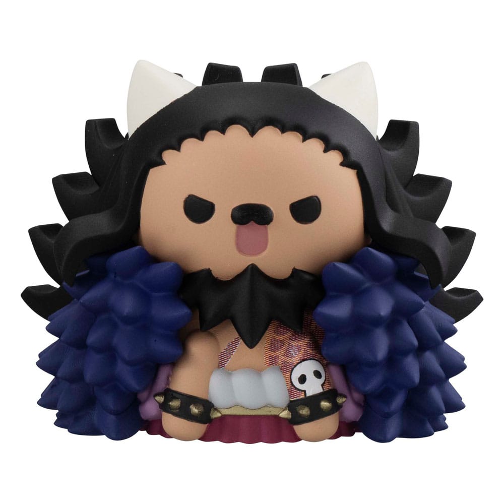 One Piece Mega Cat Project Trading Figure NyanPieceNyan! Ver. Luffy in Wano Kuni 3 cm (8) - MangaShop.ro