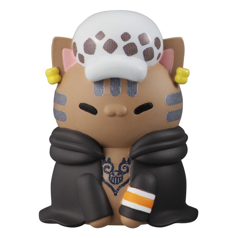 One Piece Mega Cat Project Trading Figure 3 cm NyanPieceNyan! I'm gonna be king of Paw-rates Vol. 1 Assortment (8) - MangaShop.ro