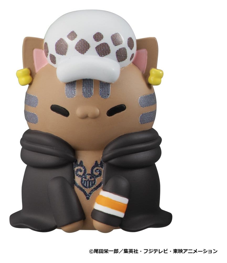 One Piece Mega Cat Project Mini Figures NyanPieceNyan! I'm gonna be king of Paw-rates!! Blind Box Assortment (8) (Repeat) - MangaShop.ro