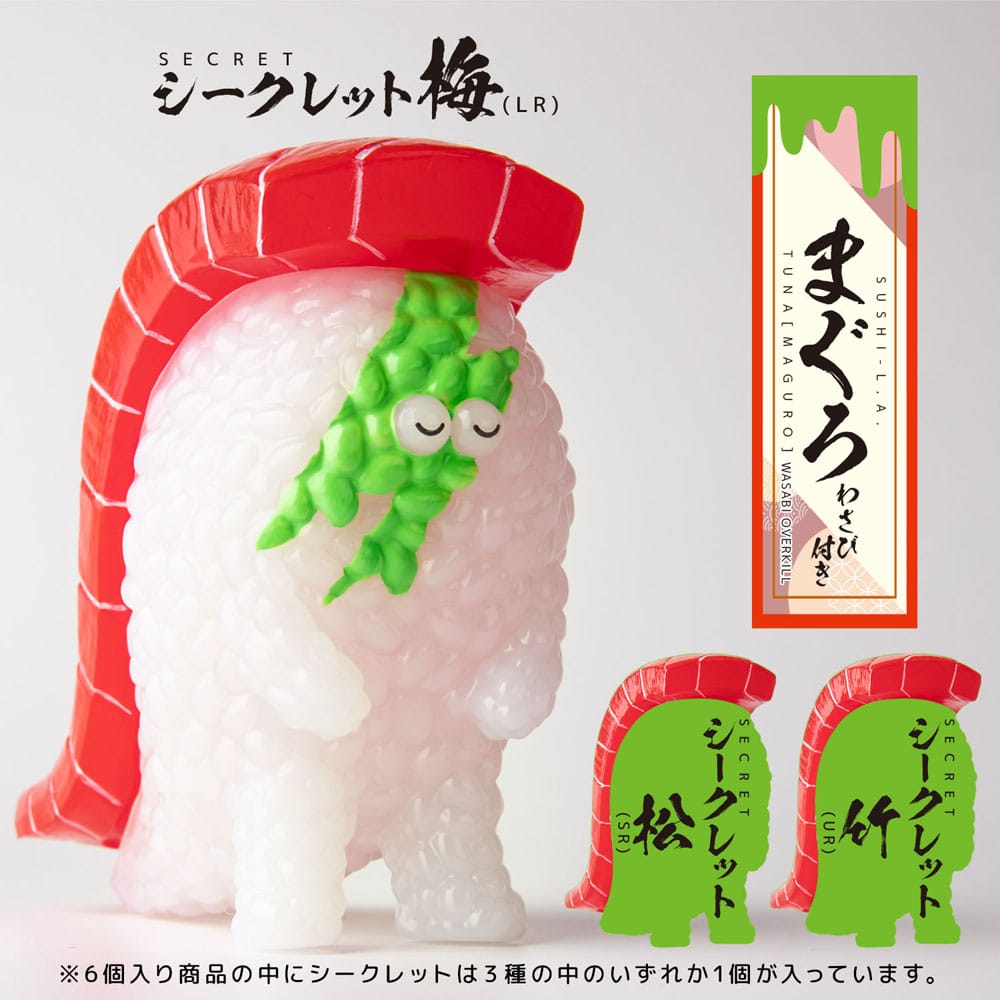Original Character Mini Figures 1/1 Real Sushi Size 7 cm Sushi Monster Sortiment (6) - MangaShop.ro