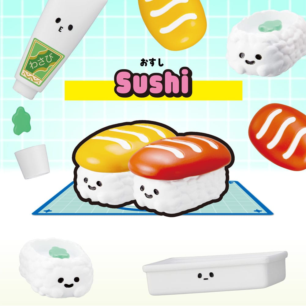 Recipeeez Mini Figure Menu 01 3 cm Assortment (4) - MangaShop.ro