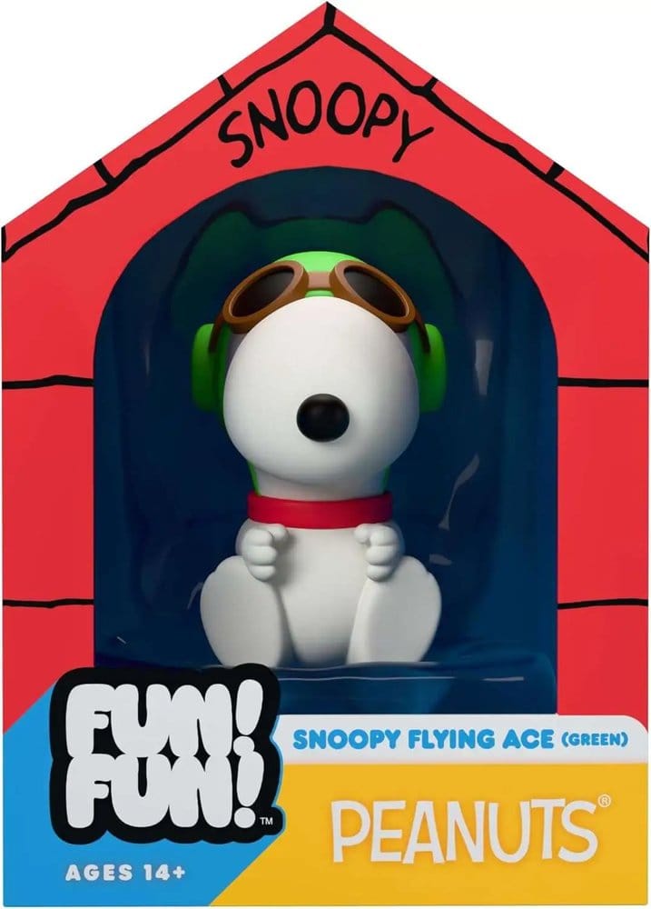Vintage Peanuts Fun! Fun! Mini Figure Snoopy (Green Hat Flying Ace) - MangaShop.ro