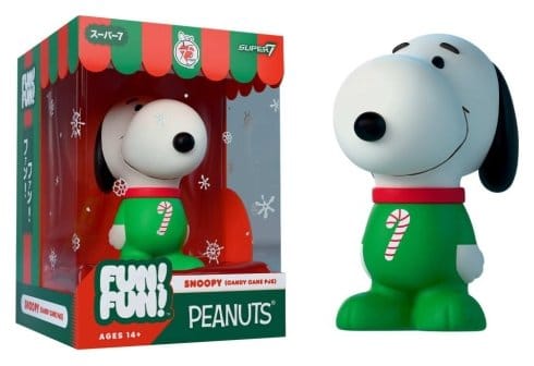 Vintage Peanuts Fun! Fun! Mini Figure Wave 03 Holiday Snoopy (Candy Cane PJs) - MangaShop.ro