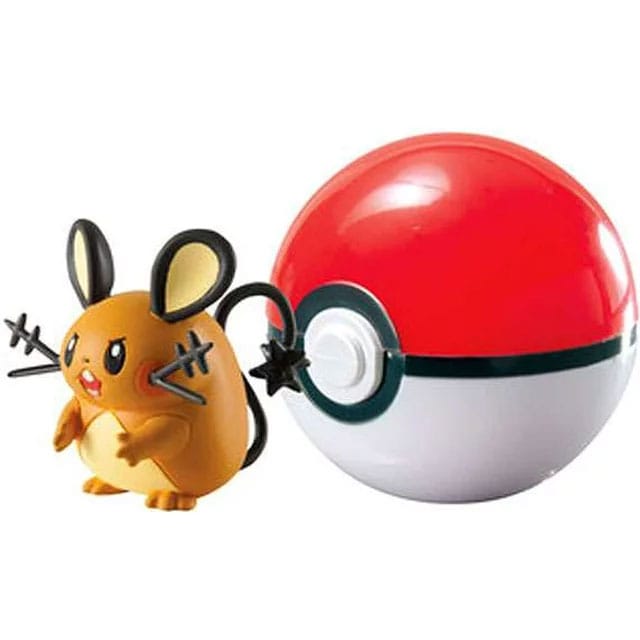 Pokemon Clip'n'Go Poké Balls Dedenne & Poké Ball - MangaShop.ro