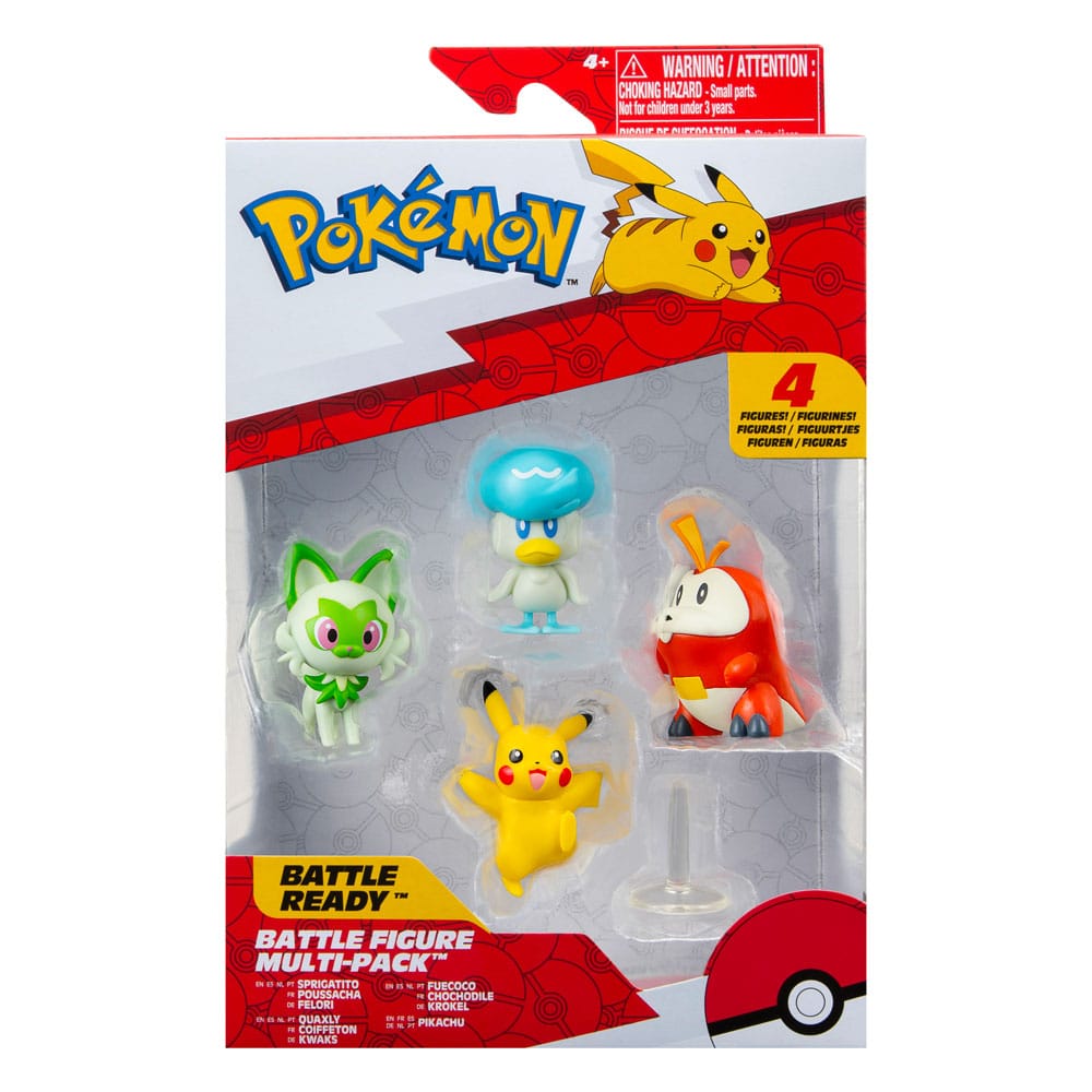 Pokemon Gen IX Battle Figure Set Figure 4-Pack - MangaShop.ro