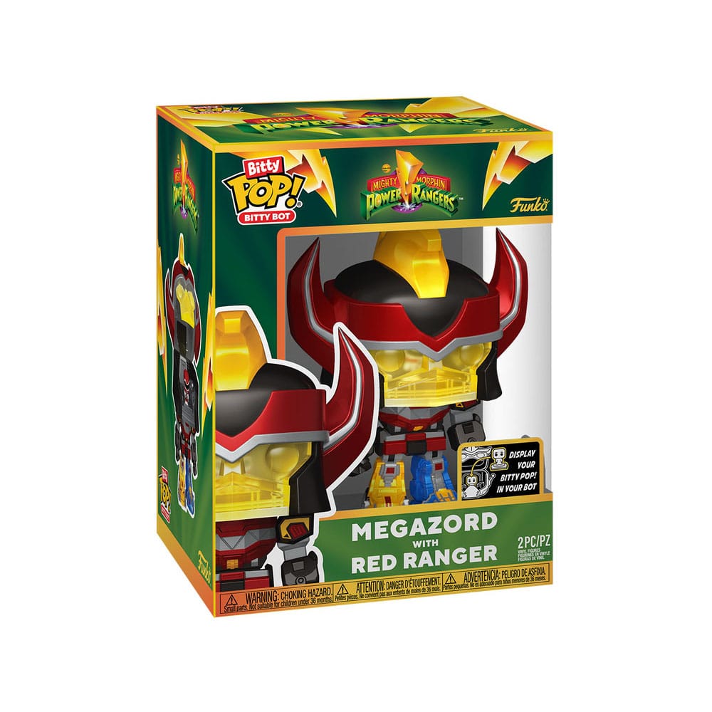 Mighty Morphin Power Rangers Bitty POP! Bots Figure 4-Pack Megazord with Red Ranger2,5 cm - MangaShop.ro