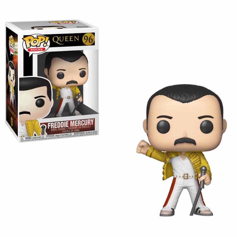 Queen POP! Rocks Vinyl Figure Freddy Mercury Wembley 1986 9 cm - MangaShop.ro