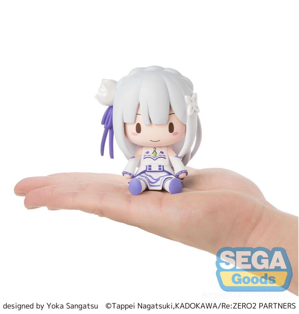 Re:Zero Starting Life in Another World Fuwa Petit Chibi Figure Emilia 8 cm - MangaShop.ro