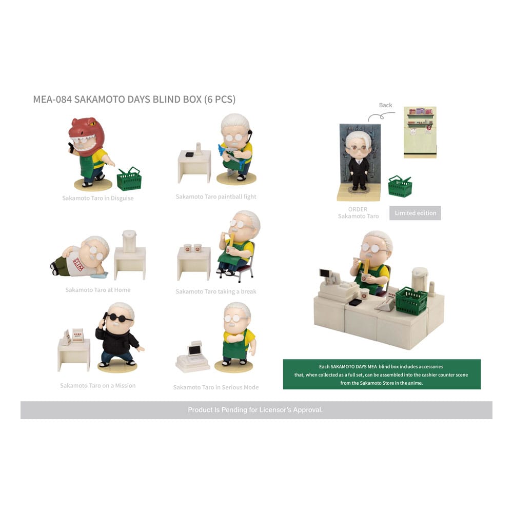 Sakamoto Nichijou Store Series figures Sakamoto Taro Blind Box (6) - MangaShop.ro