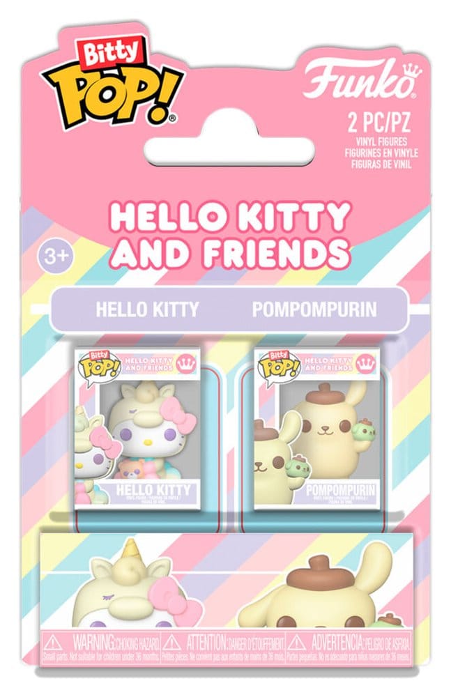 Sanrio Bitty POP! Vinyl Figures 2-Pack HK & PomPom 2 cm - MangaShop.ro