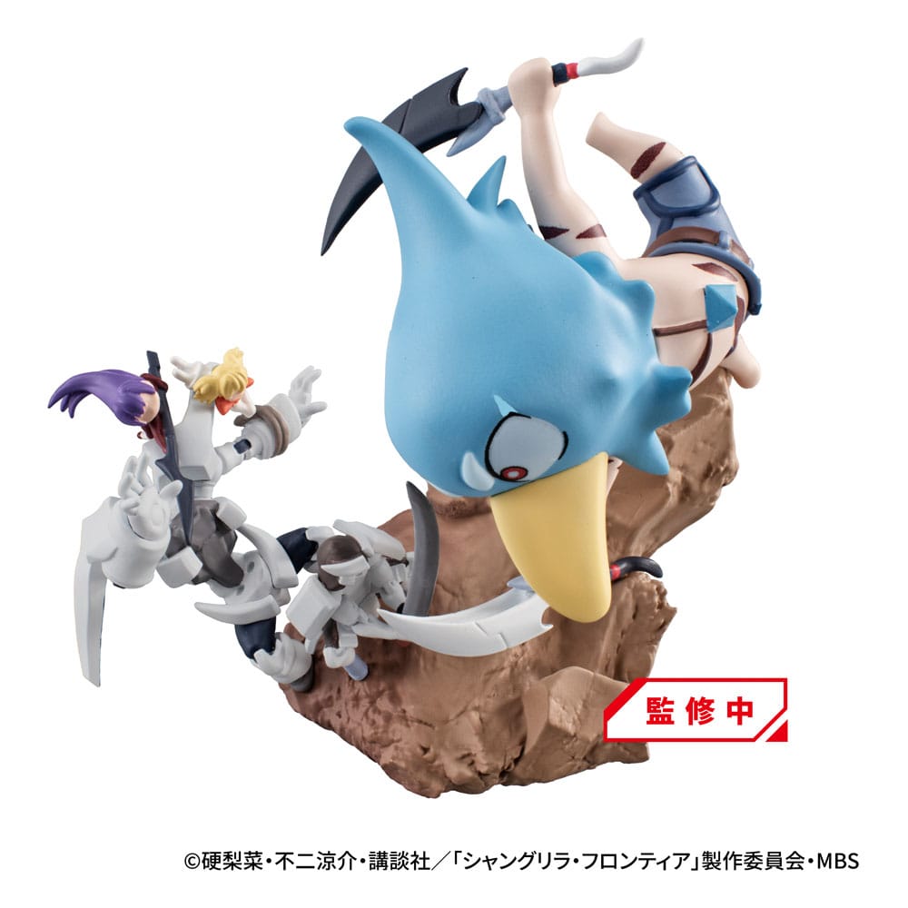 Shangri-La Frontier Petitrama EX Series Trading Figure 3-Set Shangri-La Frontier vs Monster Diorama Collection Set 11 cm - MangaShop.ro