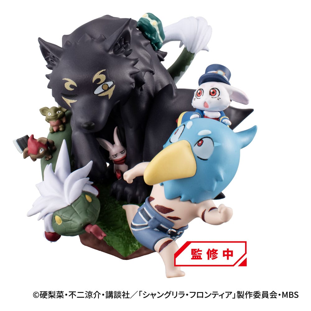 Shangri-La Frontier Petitrama EX Series Trading Figure 3-Set Shangri-La Frontier vs Monster Diorama Collection Set 11 cm - MangaShop.ro