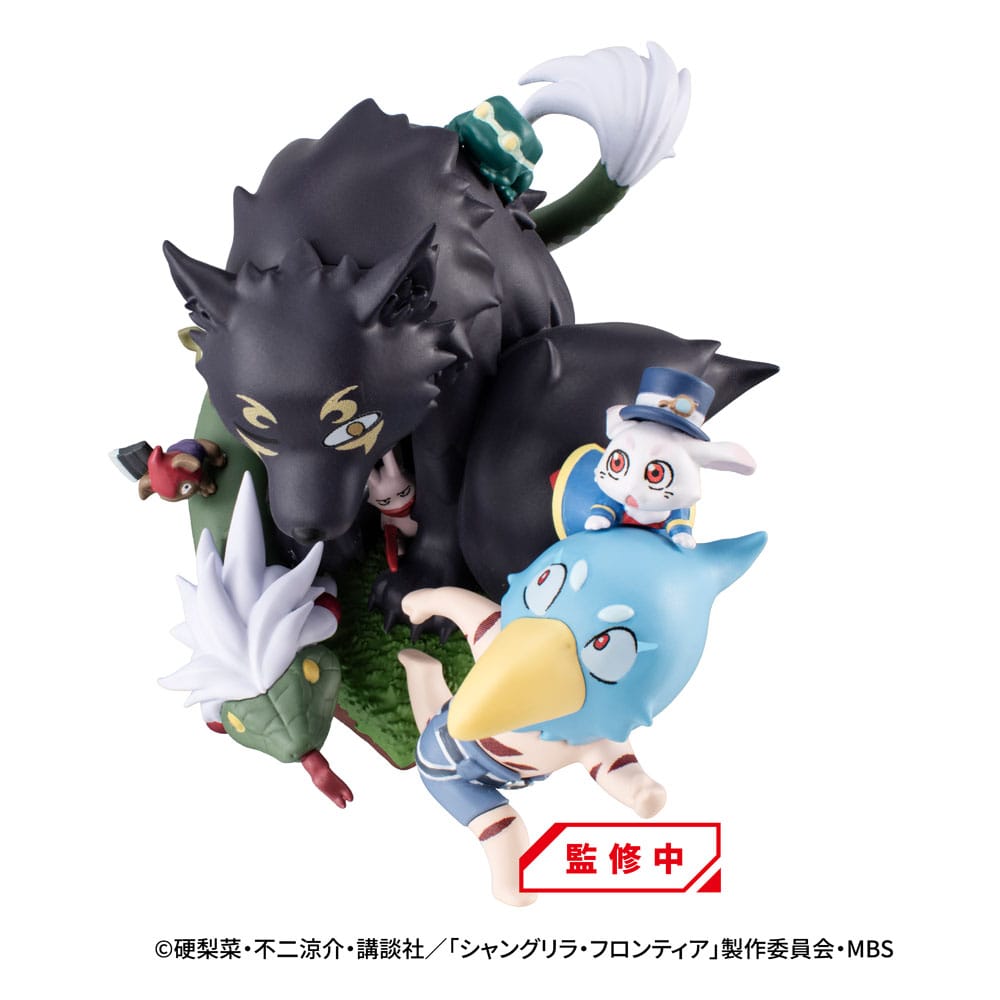 Shangri-La Frontier Petitrama EX Series Trading Figure 3-Set Shangri-La Frontier vs Monster Diorama Collection Set 11 cm - MangaShop.ro