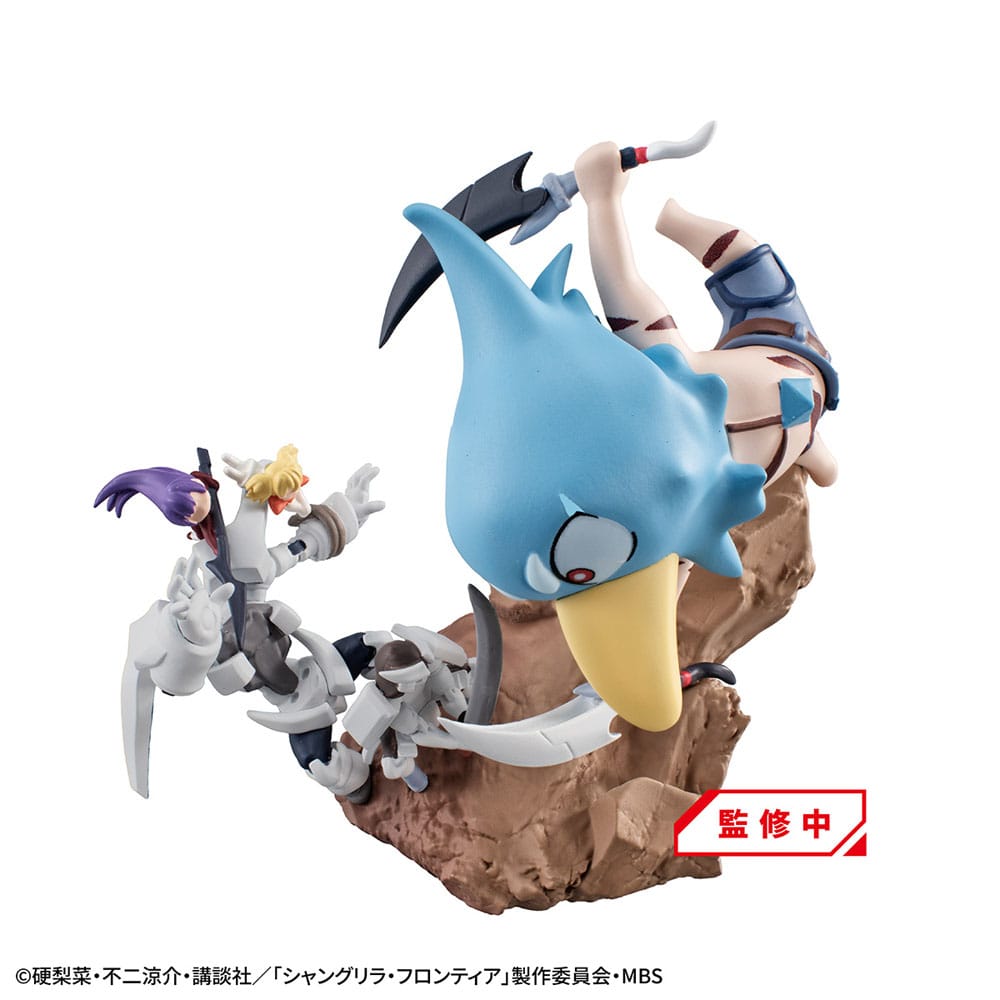 Shangri-La Frontier Petitrama EX Series Trading Figure 3-Set Shangri-La Frontier vs Monster Diorama Collection Set 11 cm (with gift) - MangaShop.ro