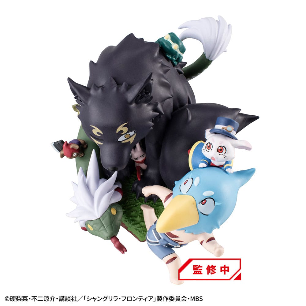 Shangri-La Frontier Petitrama EX Series Trading Figure 3-Set Shangri-La Frontier vs Monster Diorama Collection Set 11 cm (with gift) - MangaShop.ro