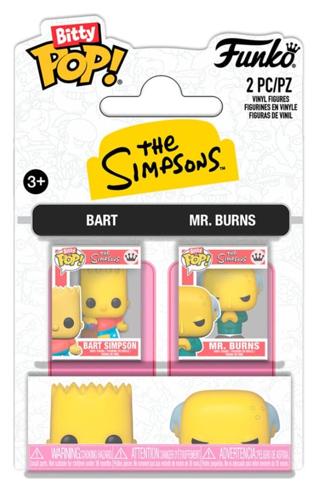 Simpsons Bitty POP! Vinyl Figures 2-Pack B & Mr. B 2 cm - MangaShop.ro