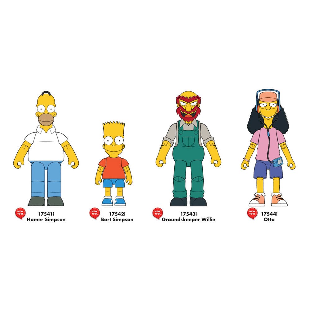 Simpsons Mini Figure Wave 1 13 cm Assortment (6) - MangaShop.ro