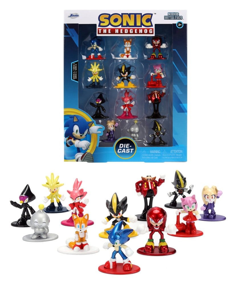 Sonic Nano Metalfigs Mini Figures 12-Pack - MangaShop.ro