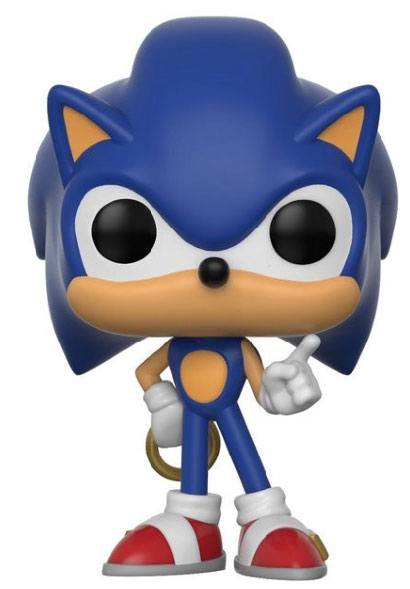 Sonic The Hedgehog POP! Games Vinyl Figure Sonic (Ring) 9 cm - MangaShop.ro