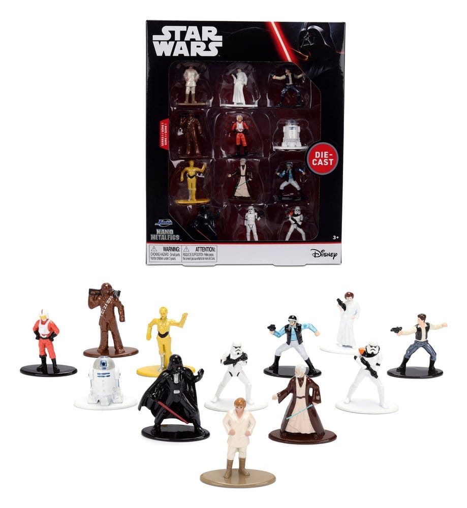 Star Wars Nano Metalfigs Mini Figures 12-Pack - MangaShop.ro