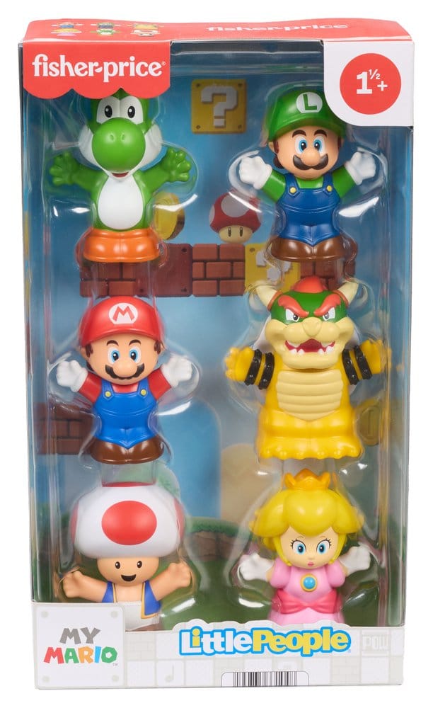 My Mario Little People Collector Mini Figure 6-Pack 7 cm - MangaShop.ro