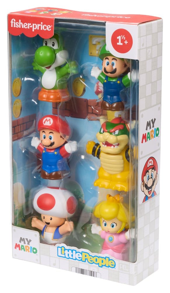 My Mario Little People Collector Mini Figure 6-Pack 7 cm - MangaShop.ro