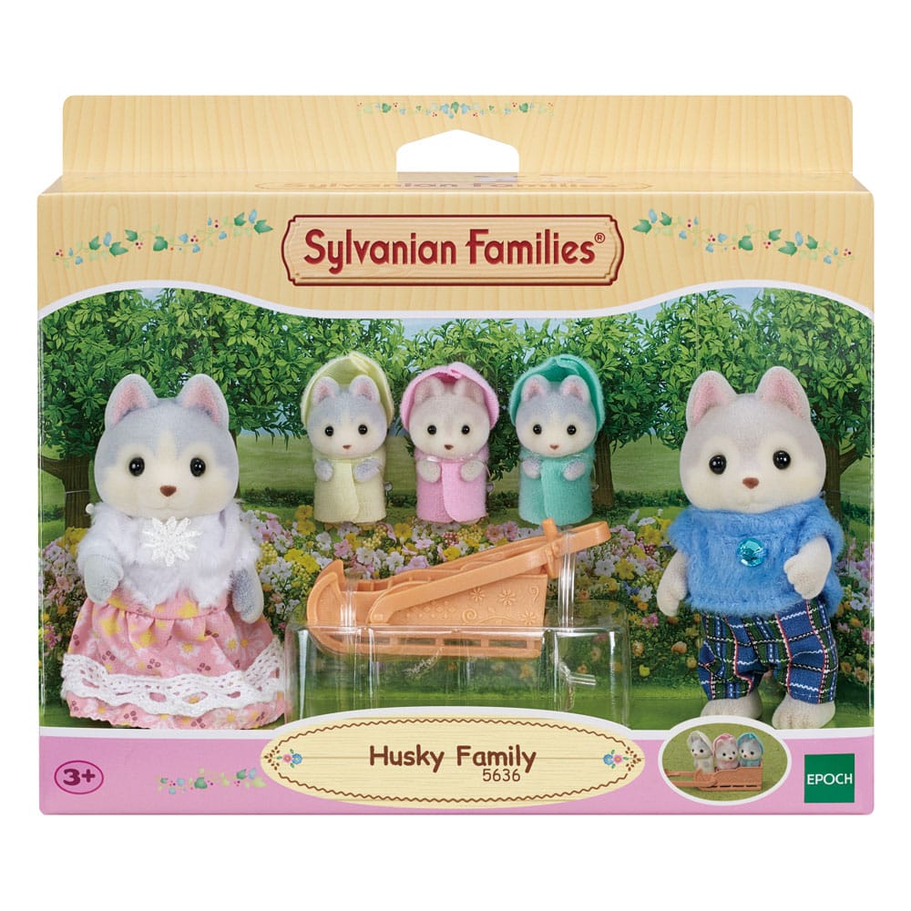 Sylvanian Families: Family Husky figure 8 cm - MangaShop.ro