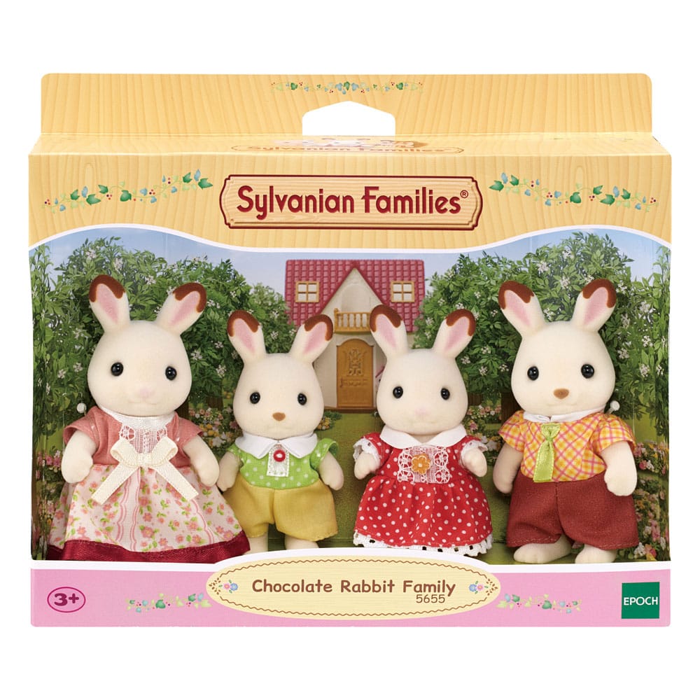 Sylvanian Families: Family chocolate bunnies figure 8 cm - MangaShop.ro
