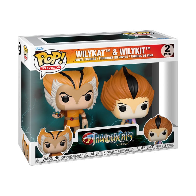 Thundercats POP! Vinyl Figures 2-Pack Wilykat & Wilykit 9 cm - MangaShop.ro