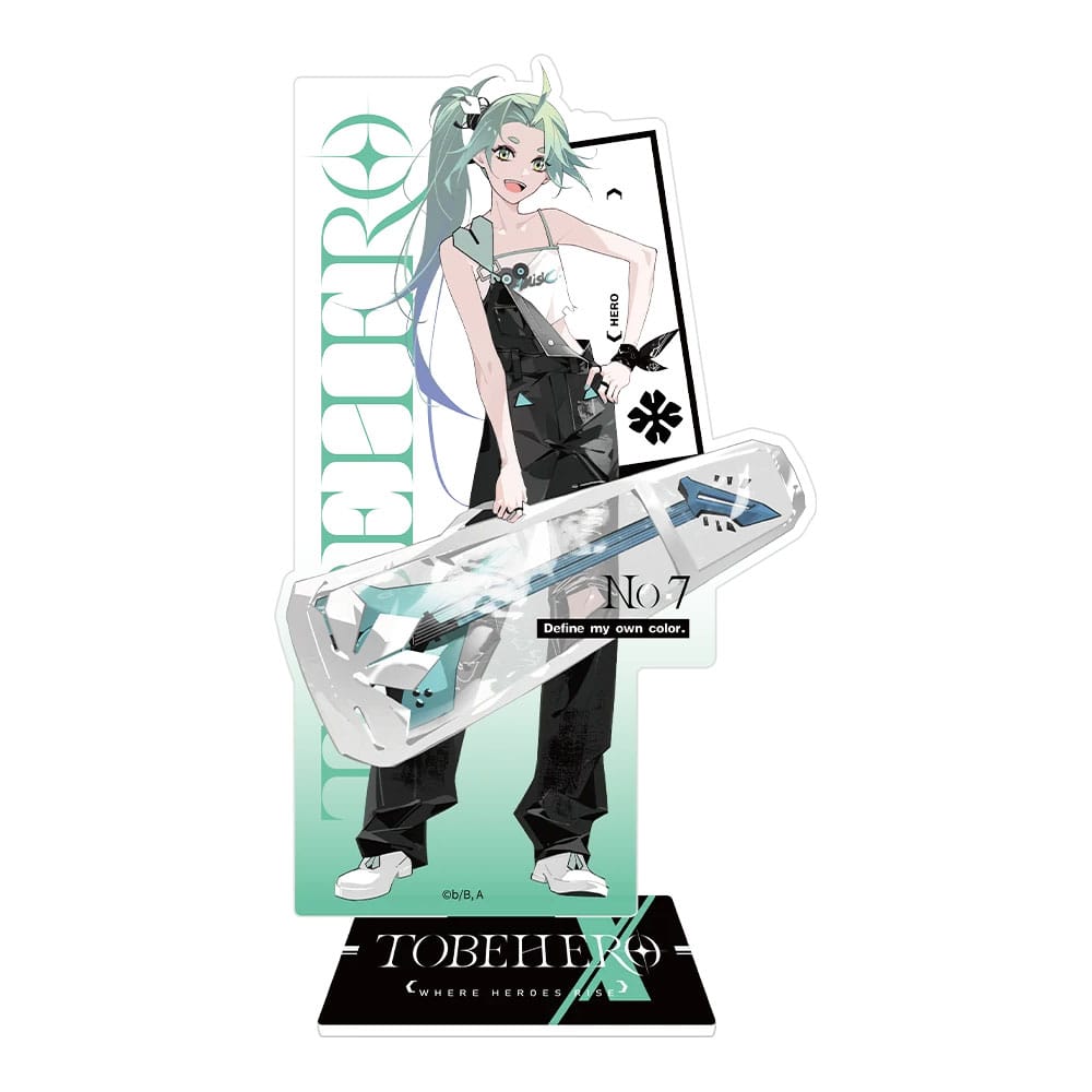 To Be Hero X Acrylic Stand Hero Show Series Lucky Cyan 17 cm - MangaShop.ro