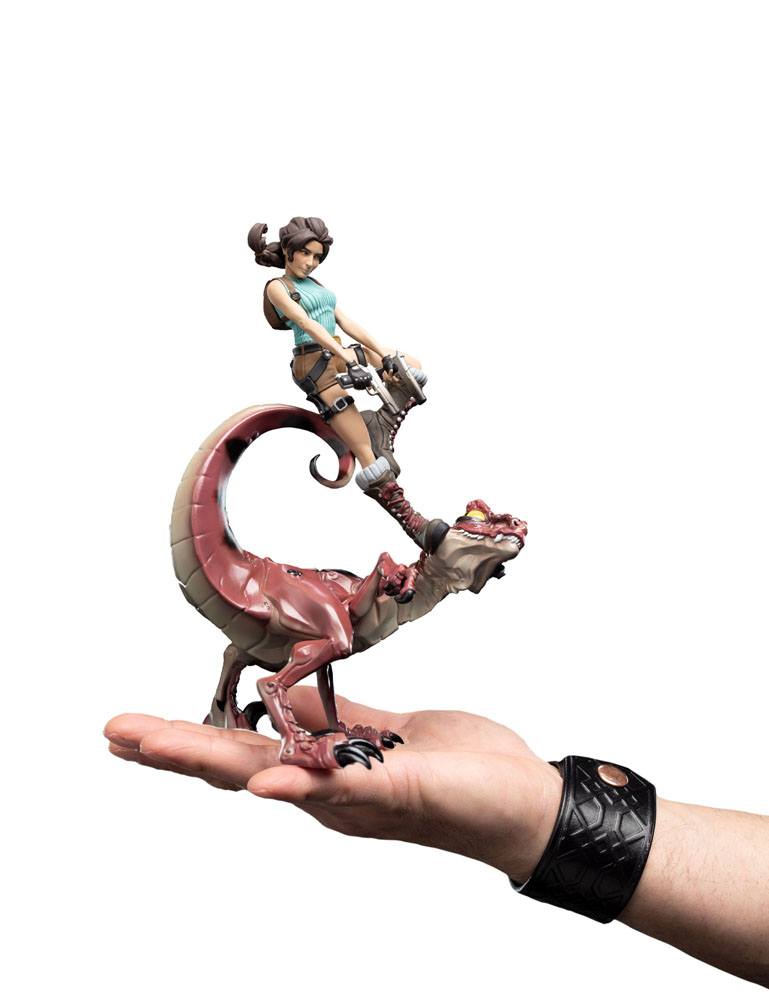Tomb Raider Mini Epics Vinyl Figure Lara Croft & Raptor 24 cm - MangaShop.ro