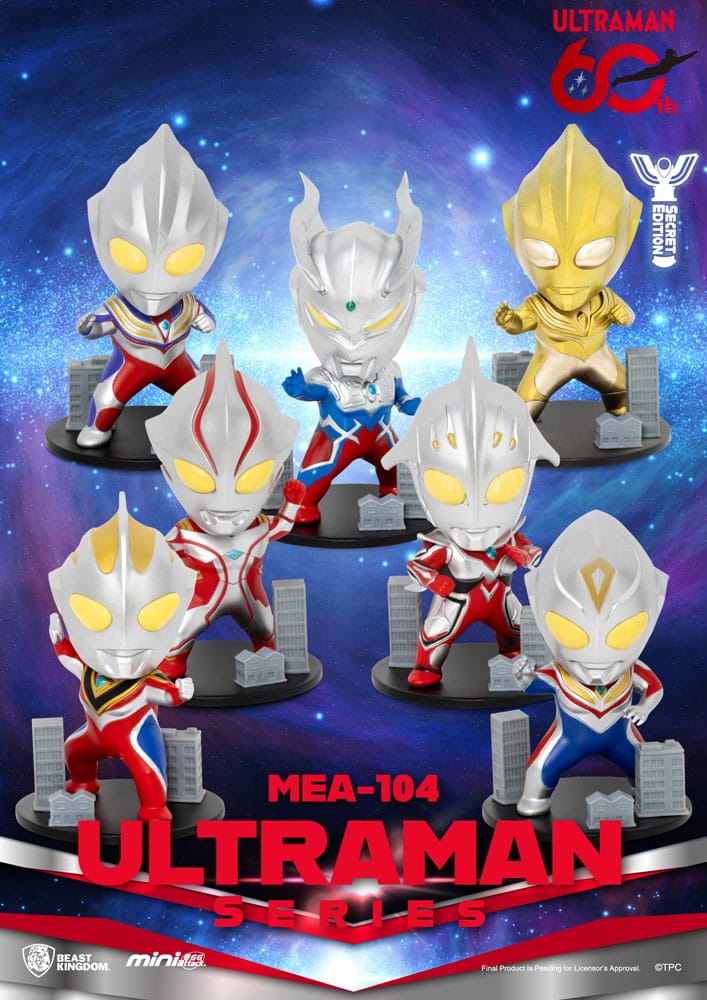 Ultraman Mini Egg Attack Blind Box Figures Ultraman Series 2 9 cm Assortment (6) - MangaShop.ro