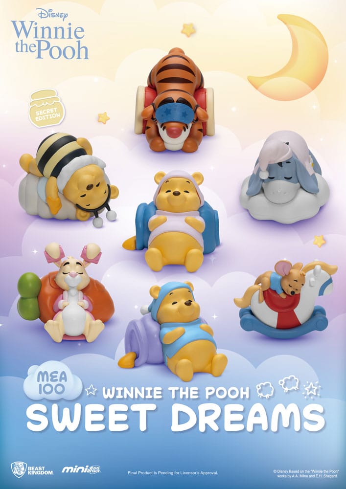Winnie the Pooh Mini Egg Attack Blind Box Figures sweet dreams 6 cm Assortment (6) - MangaShop.ro