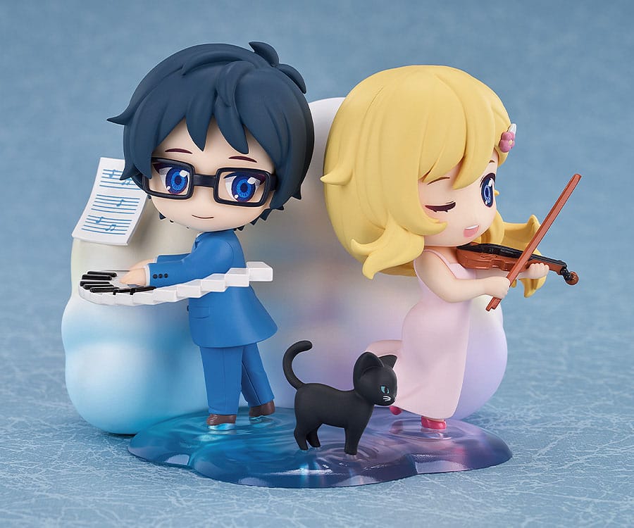 Your Lie in April Qset Mini-Figure 2-Pack Kaori Miyazono & Kosei Arima 9 cm - MangaShop.ro