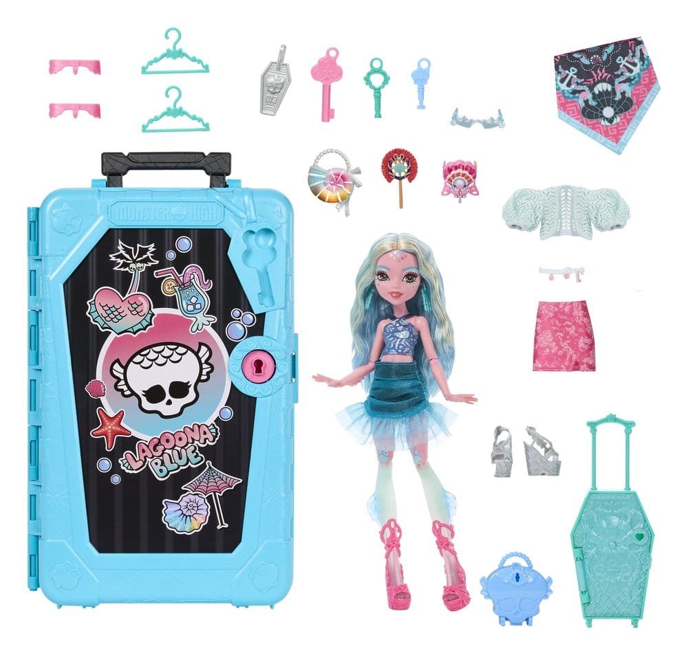Monster High Skulltimate Secrets Doll Destination: Gore-geous Oasis - Lagoona Blue - MangaShop.ro