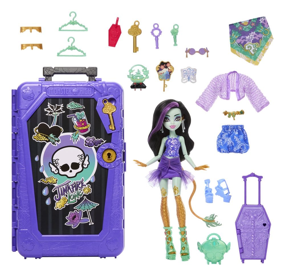 Monster High Skulltimate Secrets Doll Destination: Gore-geous Oasis - Jinafire Long - MangaShop.ro