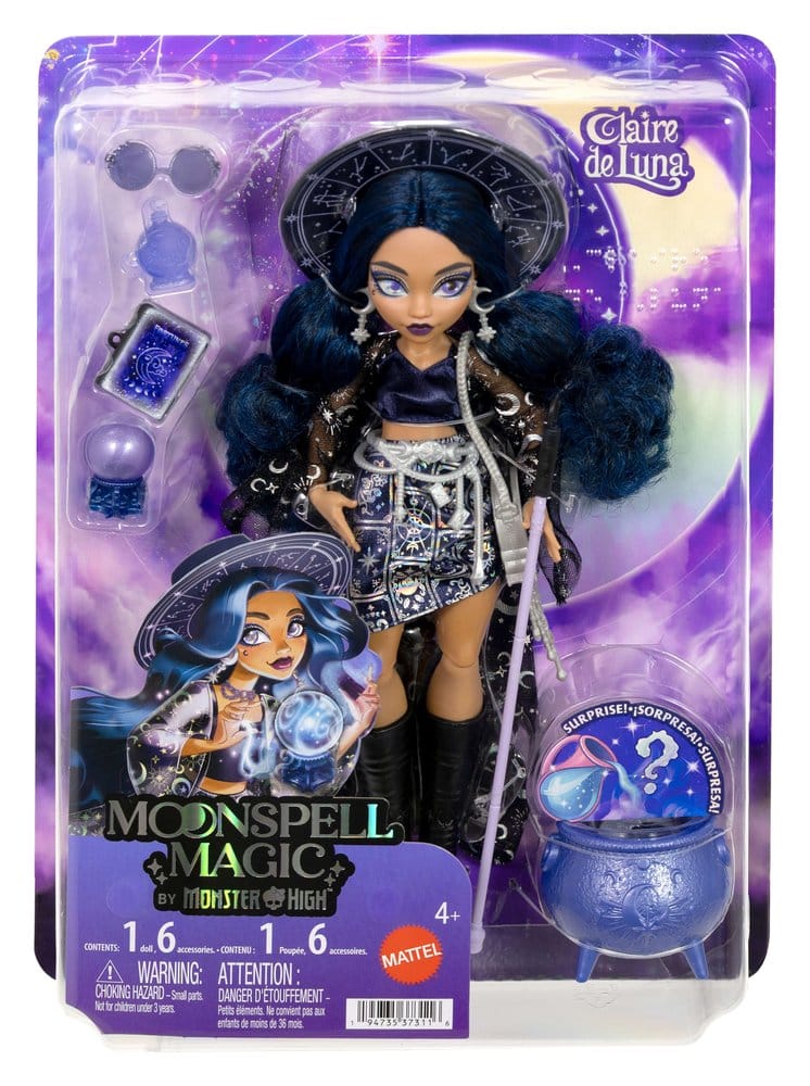 Monster High Moonspell Magic Doll Claire de Luna - MangaShop.ro