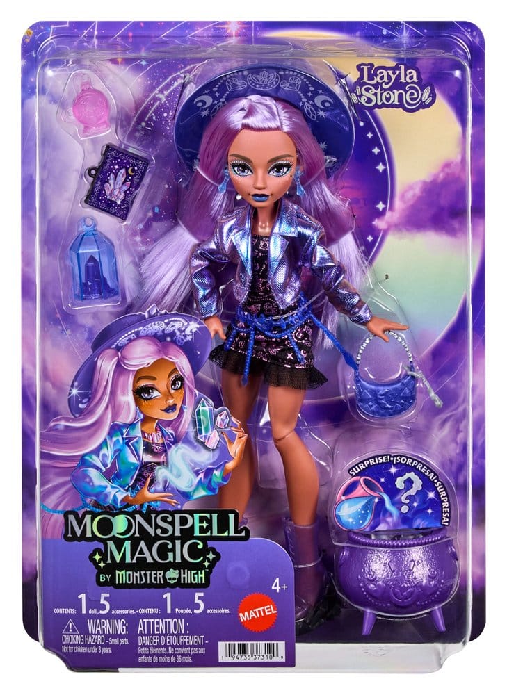 Monster High Moonspell Magic Doll Layla Stone - MangaShop.ro
