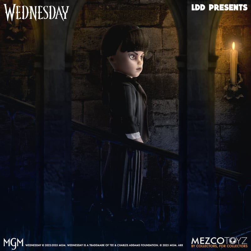 Wednesday LDD Presents Doll Wednesday Nevermore Academy Uniform 25 cm - MangaShop.ro