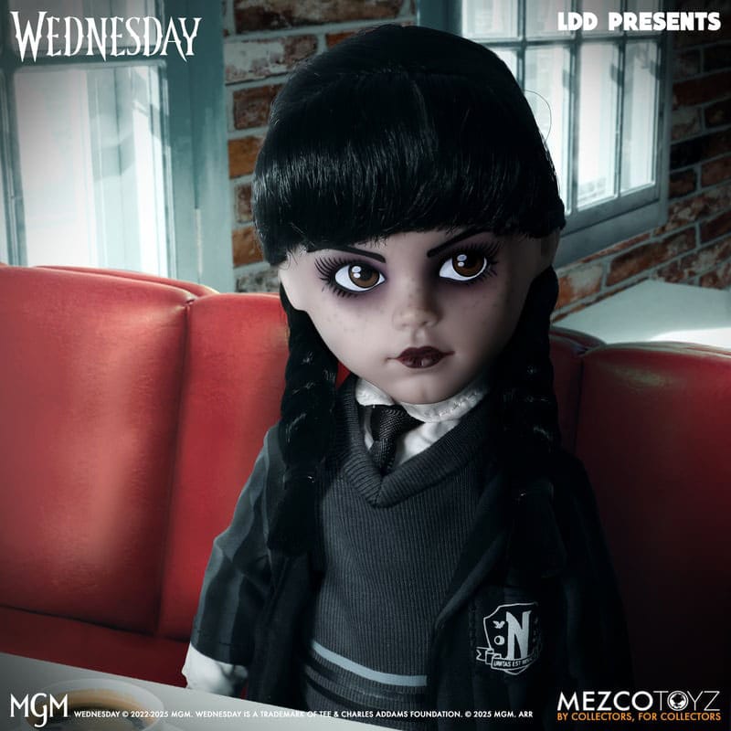 Wednesday LDD Presents Doll Wednesday Nevermore Academy Uniform 25 cm - MangaShop.ro