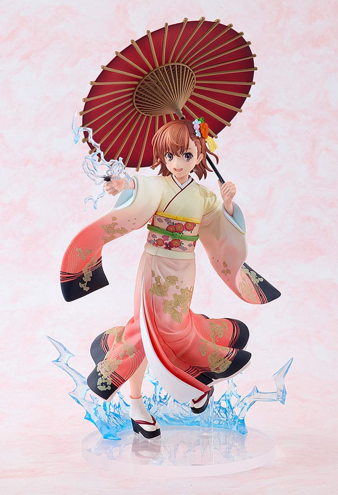 A Certain Scientific Railgun T Statue 1/7 Mikoto Misaka Furisode Kimono Ver. 28 cm - MangaShop.ro