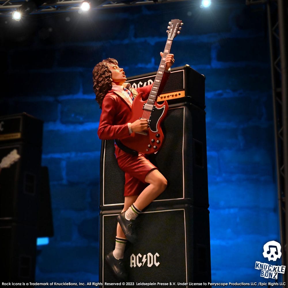 AC/DC Rock Iconz Statue Angus Young III 25 cm - MangaShop.ro