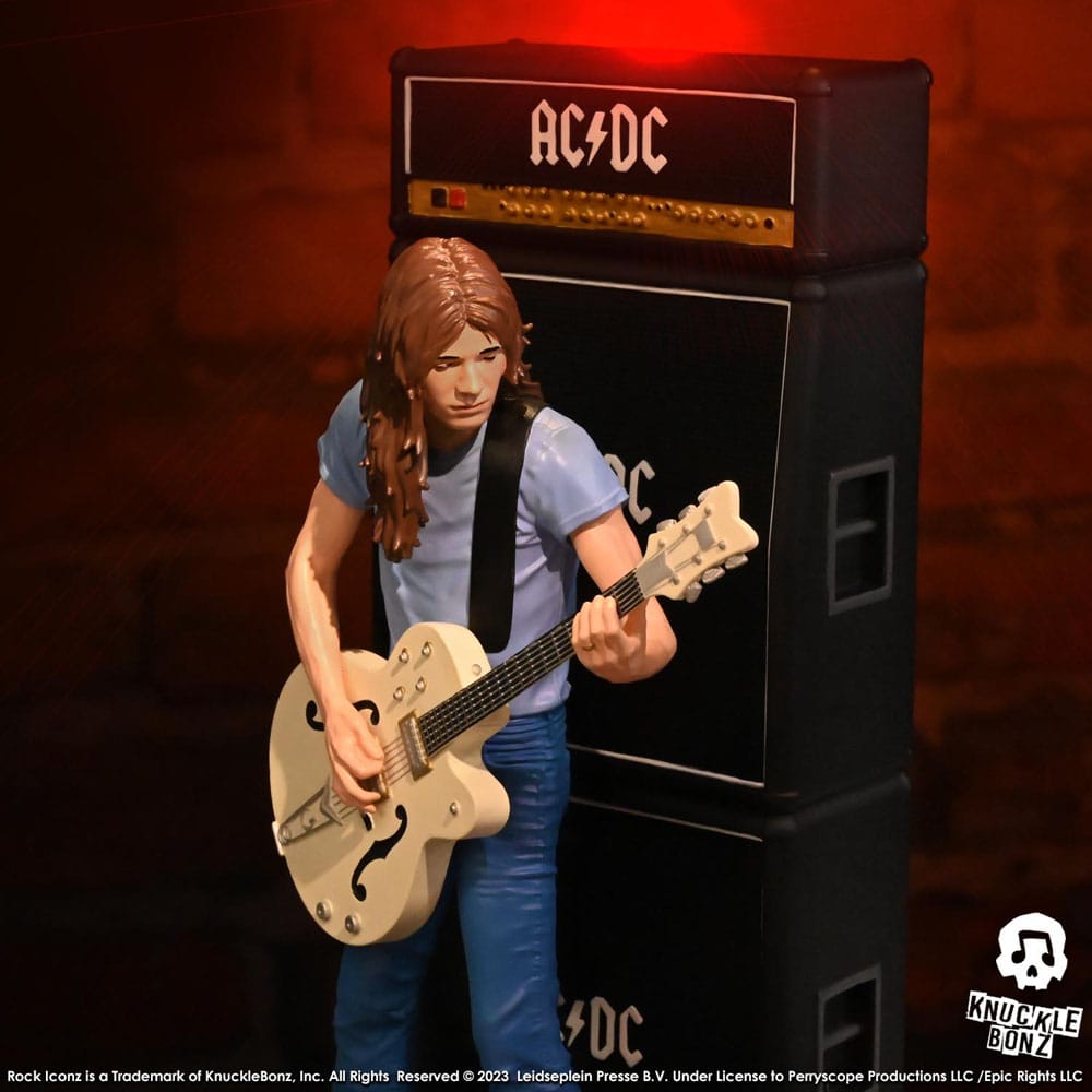 AC/DC Rock Iconz Statue Malcolm Young II 23 cm - MangaShop.ro