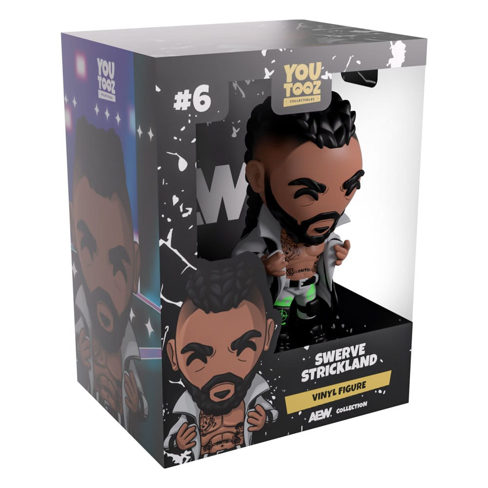 All Elite Wrestling Vinyl Figure Swerve Strickland 12 cm - MangaShop.ro