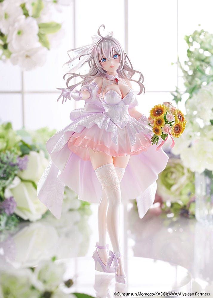 Alya Sometimes Hides Her Feelings in Russian Statue 1/7 Alisa Mikhailovna Kujou Wedding Dress Ver. 24 cm - MangaShop.ro
