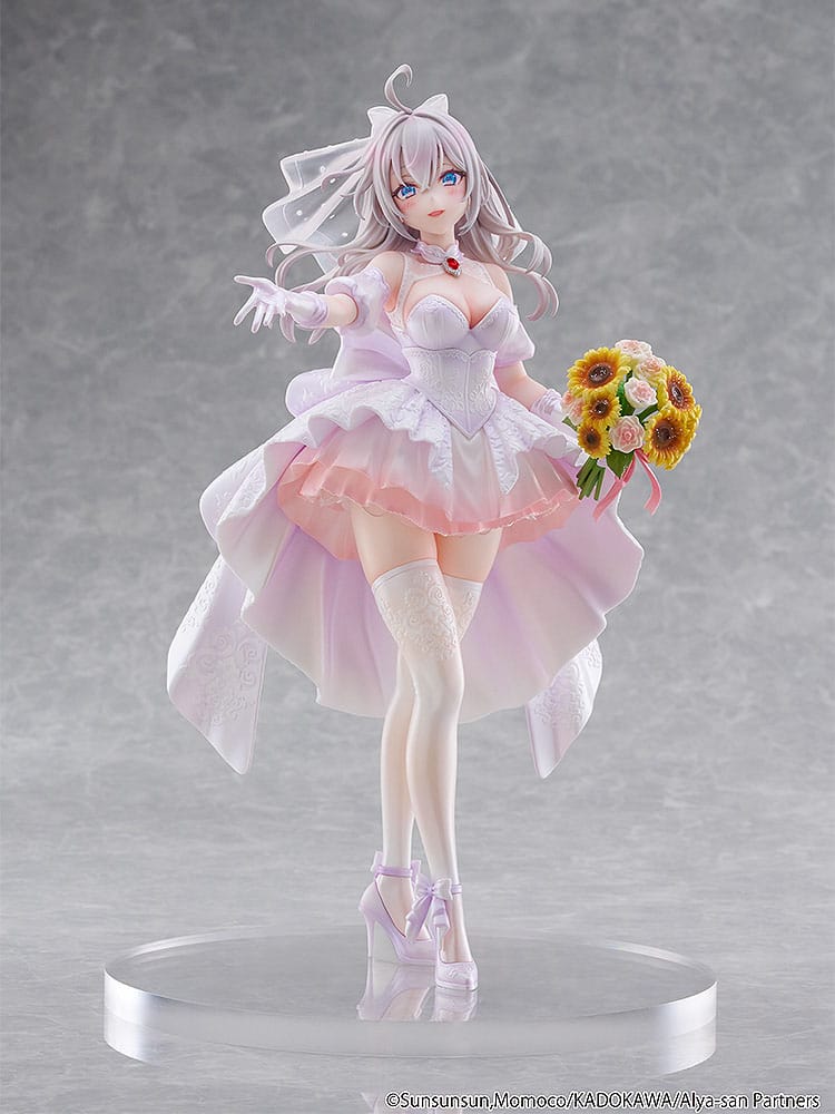 Alya Sometimes Hides Her Feelings in Russian Statue 1/7 Alisa Mikhailovna Kujou Wedding Dress Ver. 24 cm - MangaShop.ro